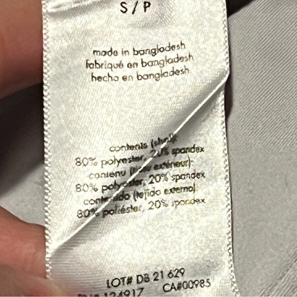 We Wore What light grey leggings with mock lace up detail, size S/P NWOT - Picture 11 of 12